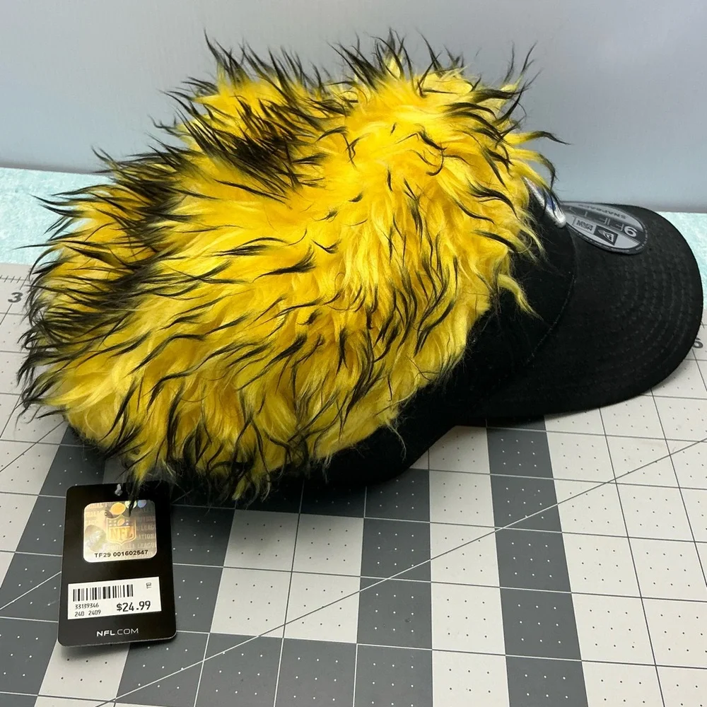 New Era Black and Yellow‎ Steelers Hat